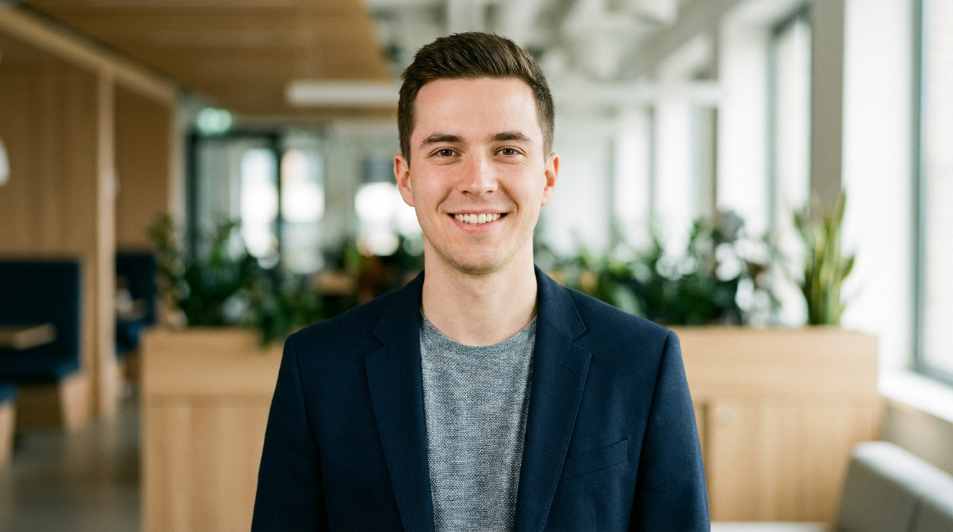 Tomasz – zespół OxCloud w koszulce OxCloud