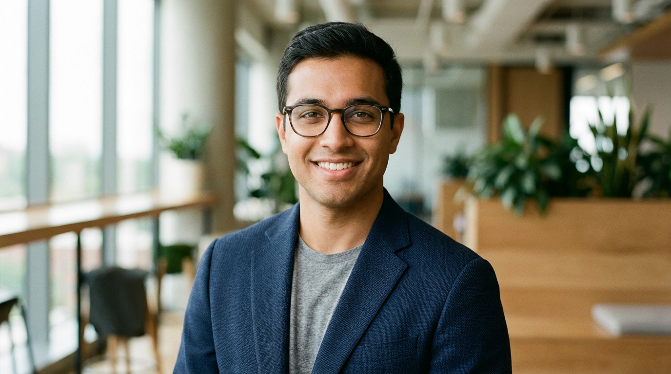 Piotr – SysOps, zespół OxCloud w koszulce OxCloud